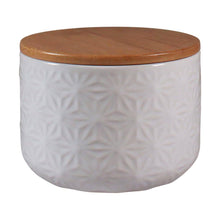 Load image into Gallery viewer, Small White Star Storage Jar
