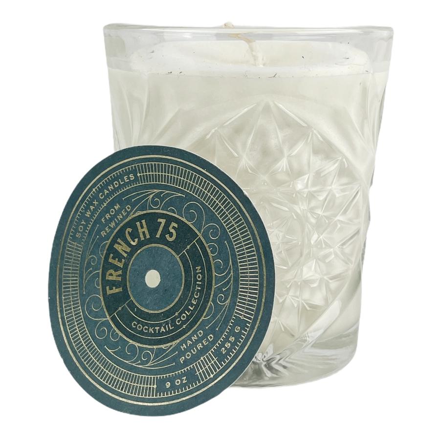 French 75 Vintage Glass Candle